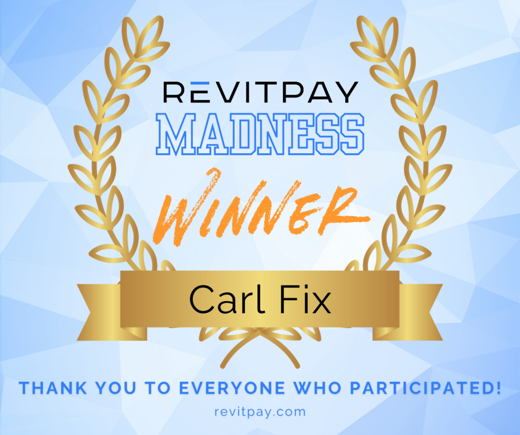 RevitPay Madness WINNER - 2024